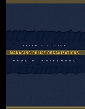 Cover art for Managing Police Organizations (7th Edition)