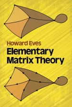 Cover art for Elementary Matrix Theory (Dover Books on Mathematics)