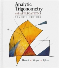 Cover art for Analytic Trigonometry with Applications (7th Edition)