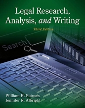 Cover art for Legal Research, Analysis, and Writing