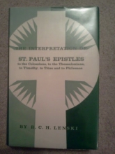 Cover art for The Interpretation of St. Paul's Epistles to the Colossians, to the Thessalonians, to Timothy, to Titus and to Philemon