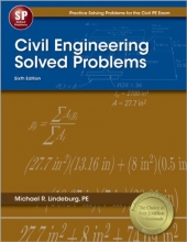 Cover art for Civil Engineering Solved Problems, 6th Ed