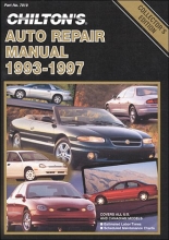 Cover art for Chilton's Auto Repair Manual, 1993-97 - Perennial Edition (Chilton Service Manuals)