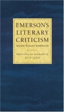 Cover art for Emerson's Literary Criticism