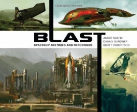 Cover art for BLAST: spaceship sketches and renderings