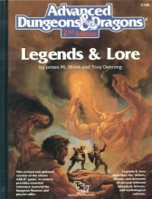 Cover art for Advanced Dungeons and Dragons: Legends and Lore