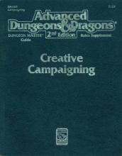 Cover art for Creative Campaigning (Advanced Dungeons & Dragons, 2nd Edition, Dungeon Master's Guide Rules Supplement/2133/DMGR5)