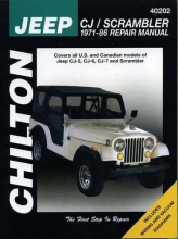 Cover art for Jeep CJ/Scrambler, 1971-86 (Chilton Total Car Care Series Manuals)
