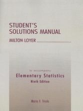 Cover art for Elementary Statistics Student's Solutions Manual (9th Edition)