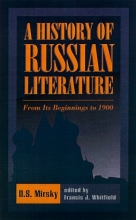 Cover art for A History of Russian Literature: From Its Beginnings to 1900