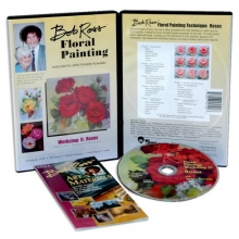Cover art for Weber Bob Ross Floral Painting: Roses DVD