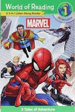 Cover art for World of Reading Marvel 3-in-1 Listen-Along Reader (World of Reading Level 1): 3 Tales of Adventure with CD!