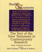 Cover art for The Text of the New Testament in Contemporary Research: Essays on the Status Quaestionis (Studies and Documents) (Vol 46)