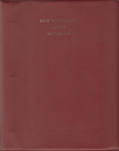 Cover art for New Testament Greek Notebook