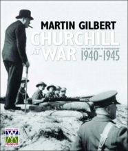 Cover art for Churchill at War: His "Finest Hour" in Photographs 1940-1945