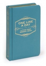Cover art for One Line A Day: A Five-Year Memory Book (5 Year Journal, Daily Journal, Yearly Journal, Memory Journal)