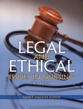 Cover art for Legal and Ethical Issues in Nursing (6th Edition) (Legal Issues in Nursing ( Guido))