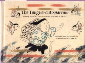 Cover art for The Tongue-Cut Sparrow (English and Japanese Edition)