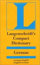 Cover art for Compact German Dictionary: German-English English-German (Langenscheidt Compact Dictionaries) (German Edition)