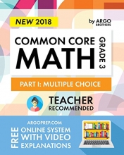 Cover art for Argo Brothers Math Workbook, Grade 3: Common Core Multiple Choice (3rd Grade)