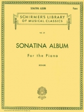 Cover art for Sonatina Album: Schirmer Library of Classics Volume 51 Piano Solo (Schirmer's Library of Musical Classics)