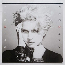 Cover art for Madonna self titled, 1983