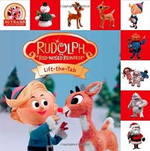 Cover art for Rudolph the Red-Nosed Reindeer Lift-the-Tab (Lift-the-Flap Tab Books)