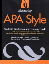Cover art for Mastering APA Style: Student's Workbook and Training Guide Fifth Edition
