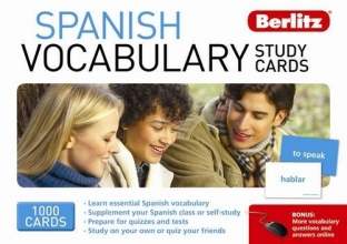 Cover art for Spanish Vocabulary Study Cards