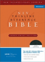 Cover art for NIV Thinline Reference Bible, Large Print (New International Version)