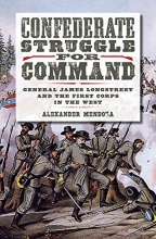 Cover art for Confederate Struggle for Command: General James Longstreet and the First Corps in the West (Williams-Ford Texas A&M University Military History Series)