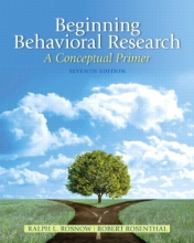 Cover art for Beginning Behavioral Research: A Conceptual Primer (7th Edition)