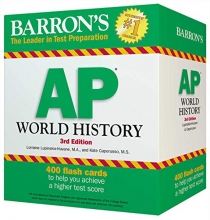 Cover art for Barron's AP World History Flash Cards