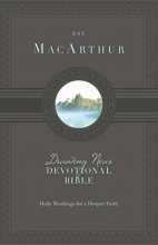 Cover art for ESV MacArthur Drawing Near Devotional Bible