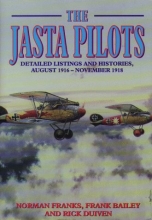 Cover art for JASTA PILOTS: Detailed listings and histories August 1916 - November 1918
