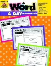 Cover art for A Word a Day, Grades 4-8