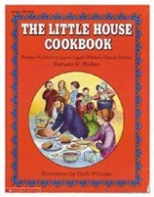 Cover art for The Little House Cookbook: Frontier Foods from Laura Ingalls Wilder's Classic Stories (packaged with gingerbread man cookie cutter)