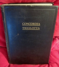 Cover art for CONCORDIA TRIGLOTTA Die Symbolichen Bucher Der Evangelisch-Lutherischen Kirche. Concordia Triglotta - Libri Symbolici Ecclesiae Lutheranae. Triglot Concordia - the Symbolic Books of the Evangelical Lutheran Church