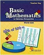 Cover art for Basic Mathematics in Christian Perspective 4th Edition Teacher Key