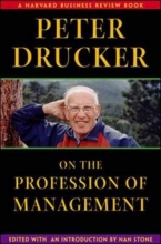 Cover art for Peter Drucker on the Profession of Management (Harvard Business Review Book)