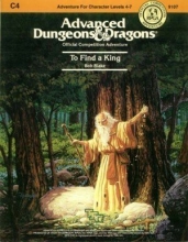 Cover art for To Find a King (AD&D Fantasy Roleplaying, Module C4)
