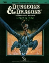 Cover art for Death's Ride (Dungeons & Dragons module CM2, Adventure for Character Levels 15-20)