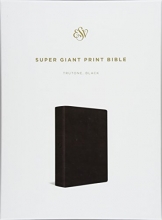 Cover art for ESV Super Giant Print Bible (TruTone, Black)