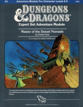 Cover art for Master of the Desert Nomads (Dungeons & Dragons Expert Module X4)