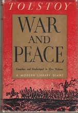 Cover art for War and Peace: Complete and Unabridged in One Volume (A Modern Library Giant, 1.1)