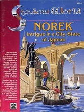 Cover art for Norek, Intrigue in a City-State of Jaiman (Shadow World Exotic Fantasy Role Playing Environment, Stock, No 6014)