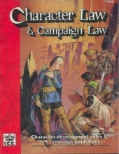 Cover art for Character Law and Campaign Law (Advanced Fantasy Role Playing, 2nd Ed, Stock No. 1300)