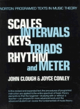 Cover art for Scales, Intervals, Keys, Triads, Rhythm, and Meter: A Self Instruction Program (Norton Programmed Texts in Music Theory)
