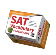 Cover art for McGraw-Hill's SAT Vocabulary Flashcards