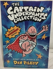 Cover art for The Captain Underpants Collection Boxed Set, Eight Epic Novels with Bonus Bookmark